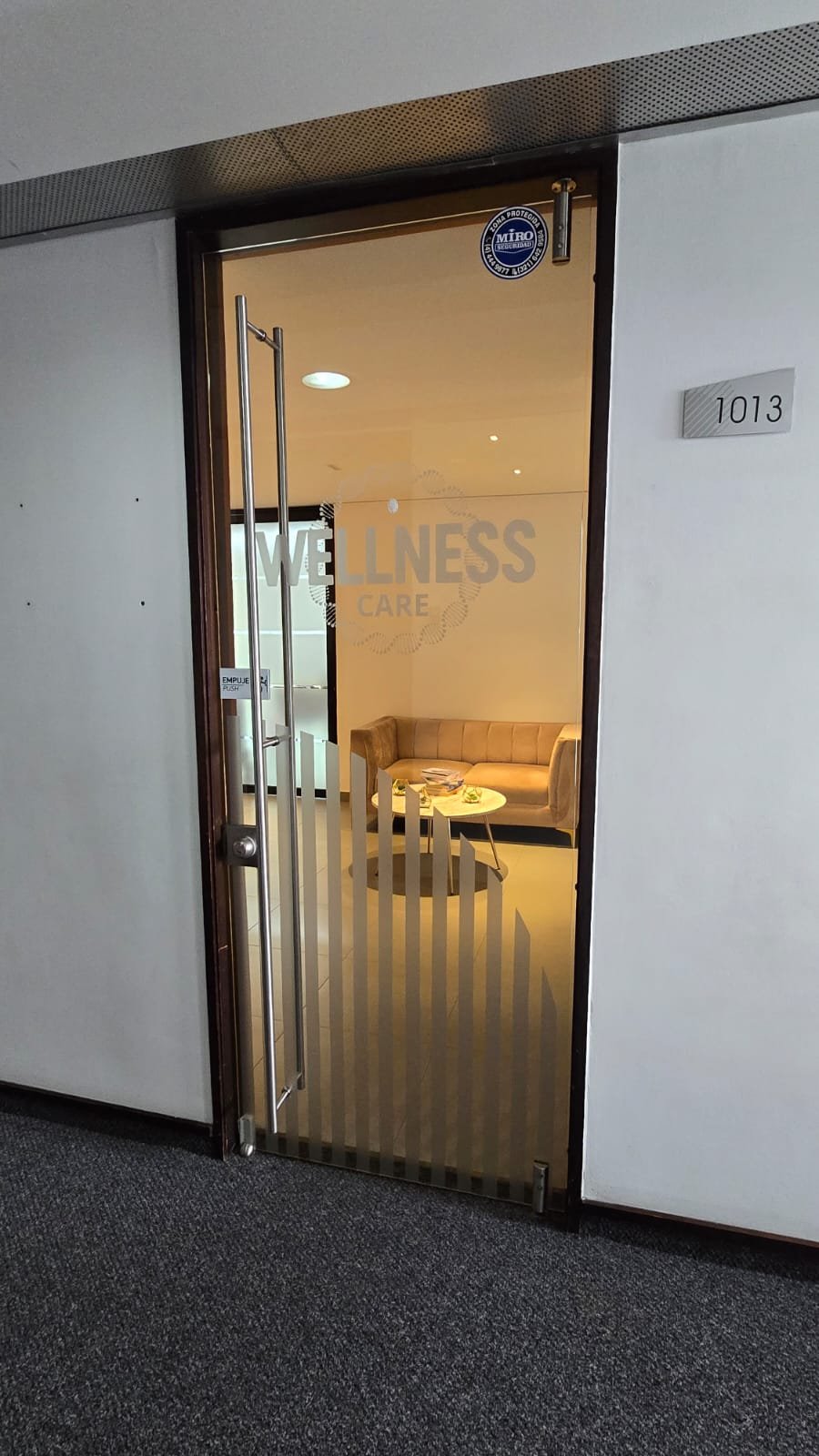 Wellness Care entrance — Suite 1013