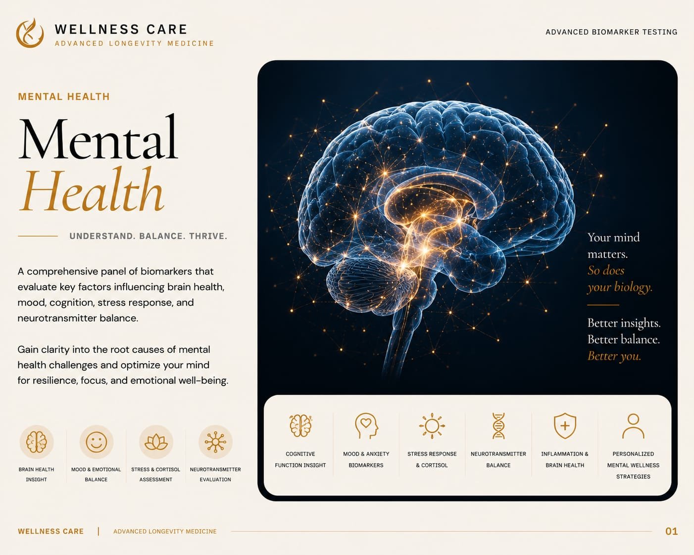 SpectraCell Mental Health — Neurometabolic markers and neurotransmitter precursors